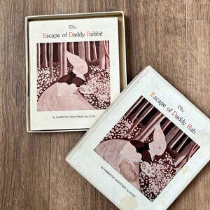 Harriette Wightman Allston The Escape of Daddy Rabbit 1925 Vintage Book RARE